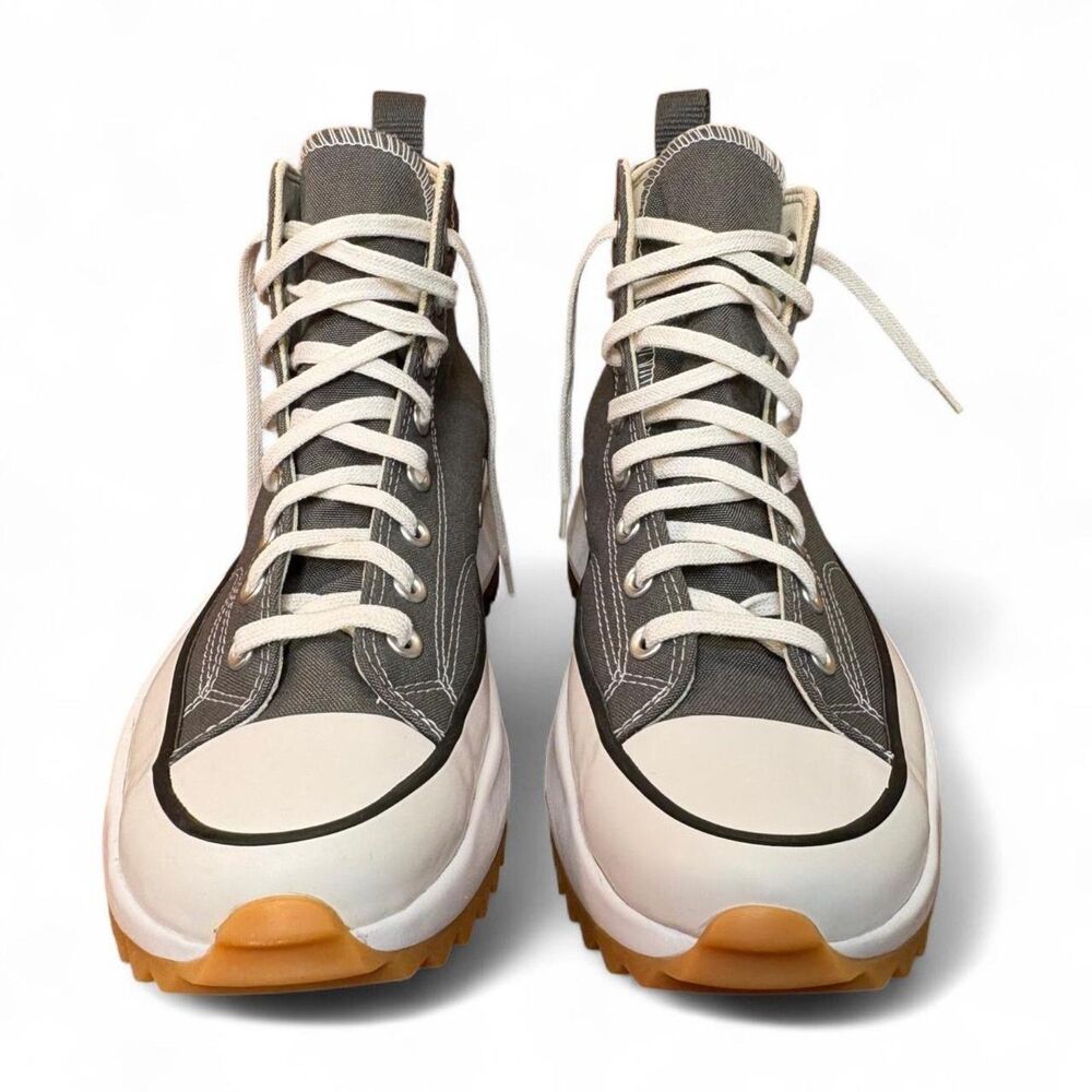 NIB Converse Run Star Hike Hi Iron Gray Platform Sz 10.5M/12W Chunky Gum Sole - Picture 4 of 13